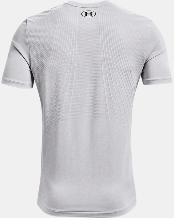 Men's UA RUSH™ Seamless Short Sleeve in Gray image number 6